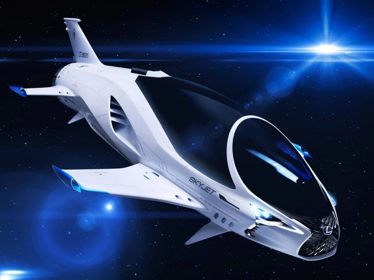 SkyJet vaisseau spatial du film de Luc Besson Valerian et la cité des milles planètes